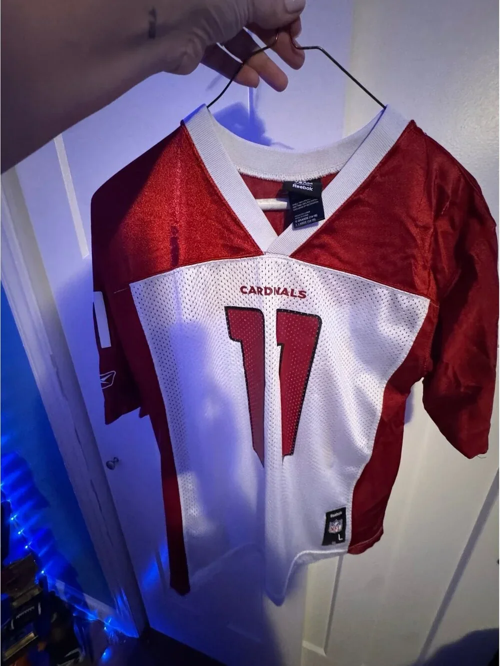 LARRY FITZGERALD ARIZONA CARDINALS YOUTH LARGE JERSEY